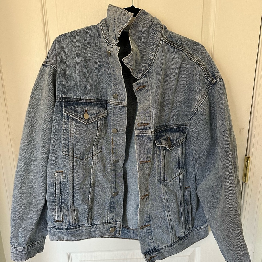 princess polly jean jacket size medium